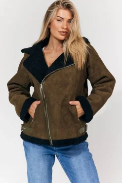 2 in 1 Aviator Coat/Gilet|In The Style Best