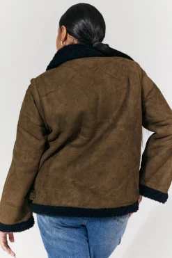 2 in 1 Aviator Coat/Gilet|In The Style Best