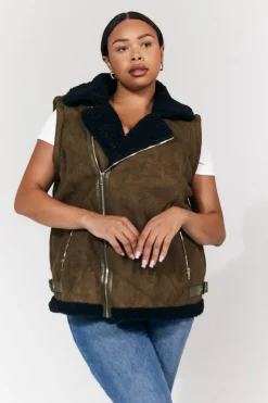 2 in 1 Aviator Coat/Gilet|In The Style Best