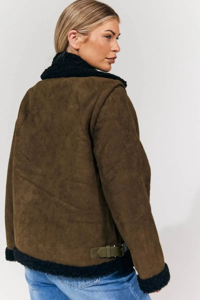 2 in 1 Aviator Coat/Gilet|In The Style Best