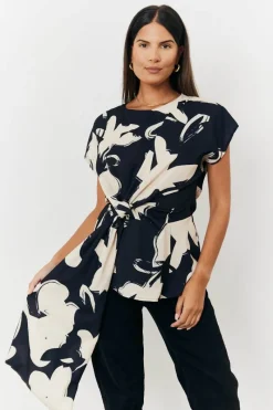 Abstract Drape Top|In The Style Hot