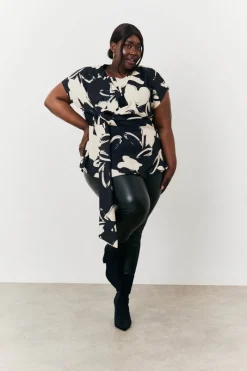 Abstract Drape Top|In The Style Hot