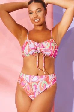 Abstract Print Bikini Top|Billie Faiers Best