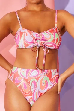 Abstract Print Bikini Top|Billie Faiers Best