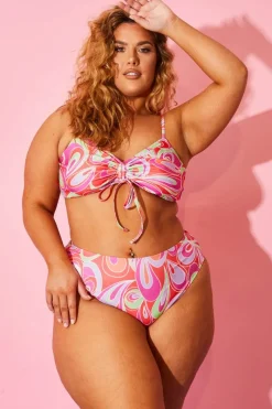 Abstract Print Bikini Top|Billie Faiers Best