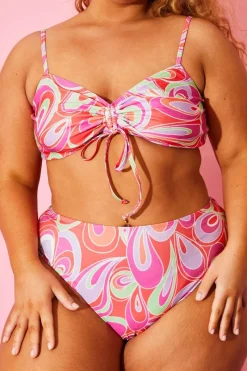 Abstract Print Bikini Top|Billie Faiers Best