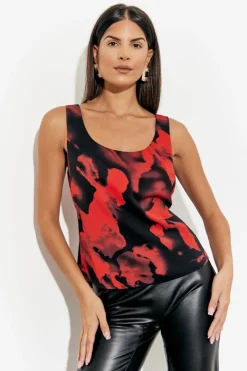 Abstract Scoop Cami Top|In The Style