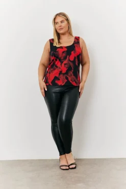 Abstract Scoop Cami Top|In The Style