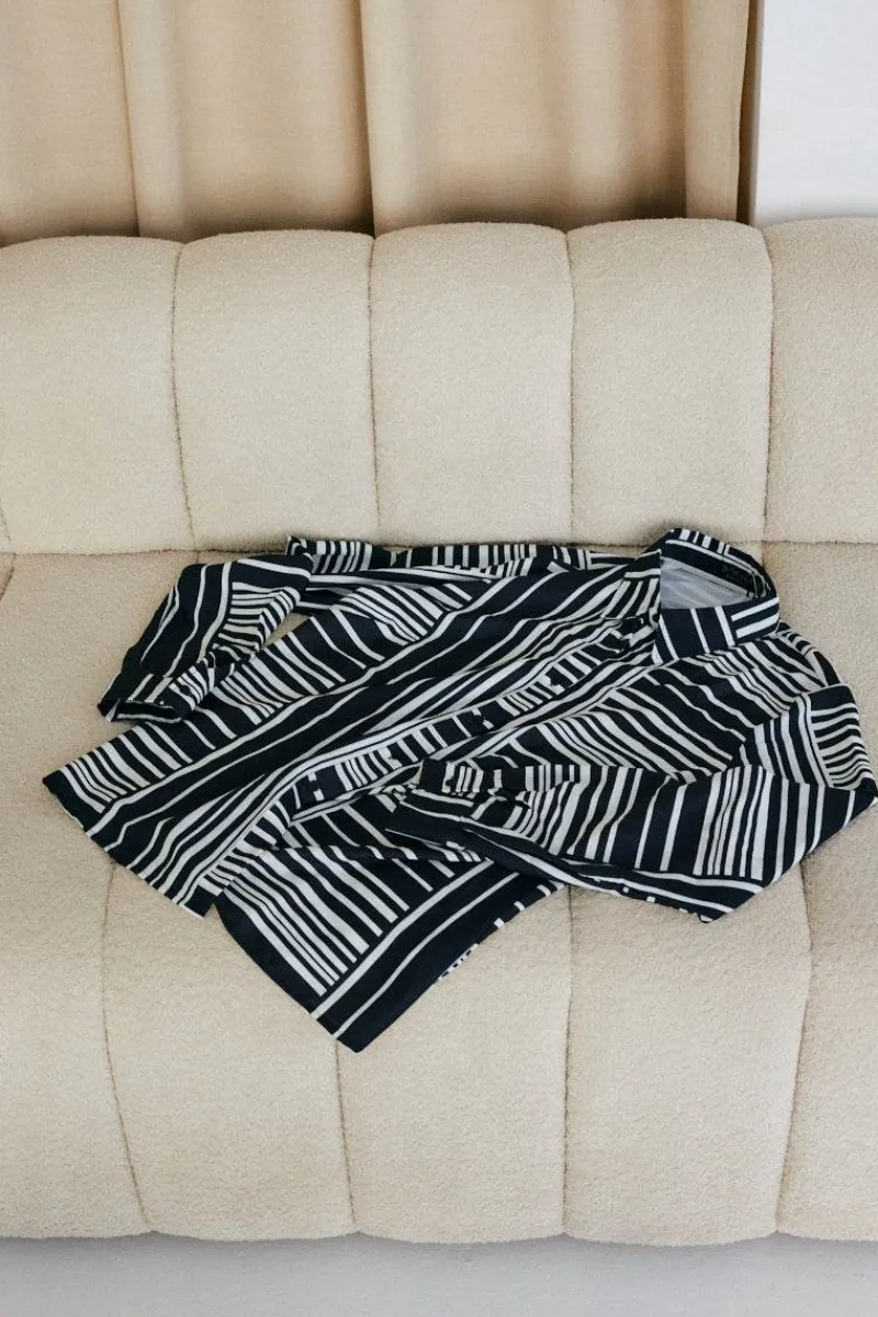Abstract Stripe Co-Ord Shirt|In The Style Online