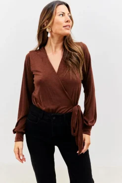 Acetate Slinky Bodysuit|In the Style New