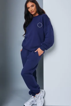 Active' Circle Slogan Sweater|In the Style New