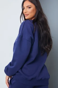 Active' Circle Slogan Sweater|In the Style New