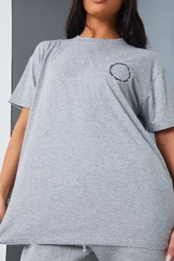 Active' Circle Slogan T-Shirt|In the Style Online