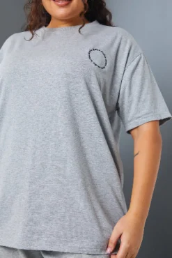 Active' Circle Slogan T-Shirt|In the Style Online