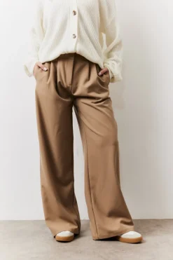 Adjustable Waist Pleat Wide Leg Trouser|In the Style Best