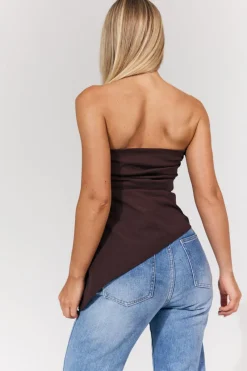 Asymmetric Bandeau Top|In the Style Clearance
