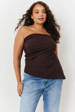 Asymmetric Bandeau Top|In the Style Clearance