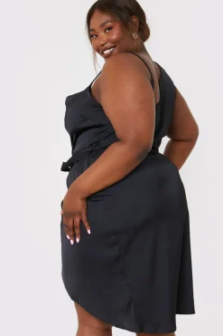 Asymmetric Cowl Neck Dress|In the Style