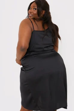 Asymmetric Cowl Neck Dress|In the Style