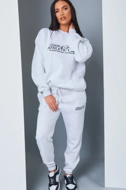 Athletic Club' Slogan Oversized Sweater|In the Style New