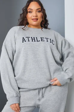 Athletic' Slogan Sweater|In the Style