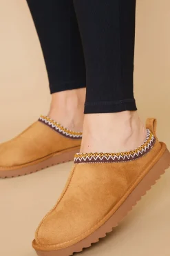 Aztec Faux Suede Shoe|In The Style Clearance