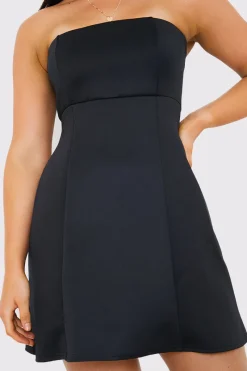 Bandeau A Line Mini Dress|In The Style Discount