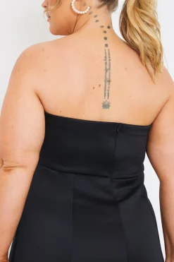 Bandeau A Line Mini Dress|In The Style Discount