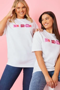 Be Mine Graphic T-Shirt|In The Style Sale
