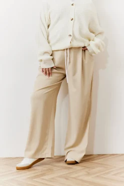 Waistband Detail Tailored Trouser|In The Style Best