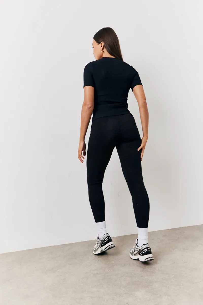 2 Pack Jersey Legging|In The Style Hot