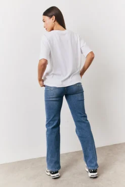 Black and White 2 Pack Slouchy V-Neck T-Shirt|In The Style Online