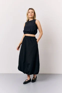 Balloon Co-Ord Crop Top|In The Style Discount