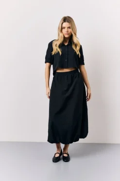 Co-Ord Cropped Shirt|In The Style Outlet