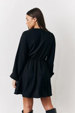 Drape Detail Mini Dress|In the Style Hot