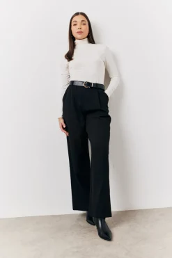 Elasticated Waist Wide Leg Trouser|In The Style Best