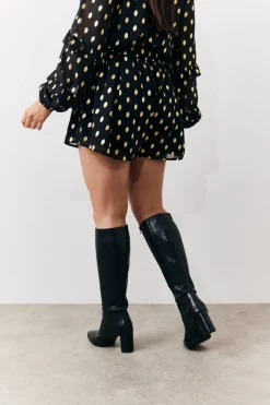 Foil Detail Chiffon Shorts|In The Style Hot