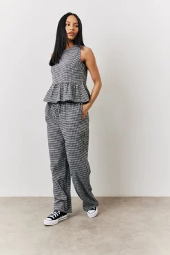 Gingham Smock Top|In The Style Online