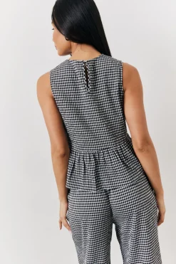 Gingham Smock Top|In The Style Online