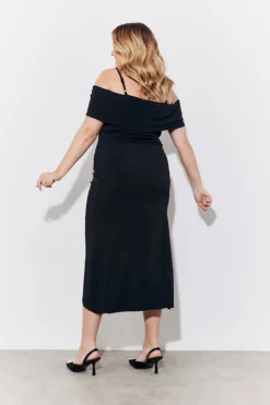 Magic Sculpting Strappy Bardot Midi Dress|In the Style Best