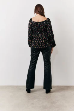 Rose Print Smock Top|In the Style New