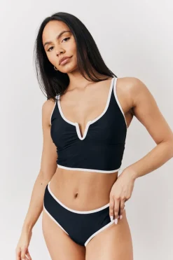 U Bar Swim Crop Top|Fits Clearance