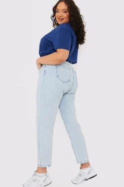 Bleach Wash Mom Jean|In the Style Discount