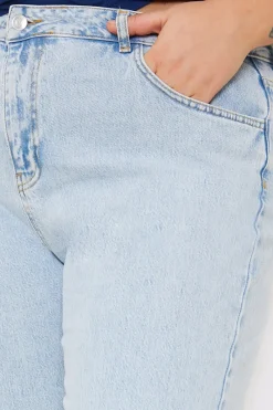 Bleach Wash Mom Jean|In the Style Discount