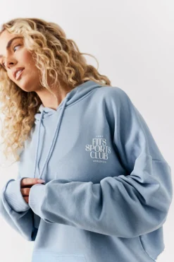 Sports Club Graphic Oversized Hoodie|Fits New