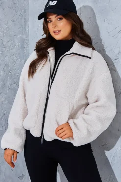 Borg Contrast Jacket|In the Style