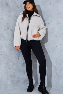 Borg Contrast Jacket|In the Style