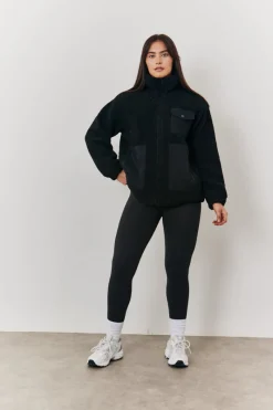 Borg Jacket With Pocket Detail|In the Style New