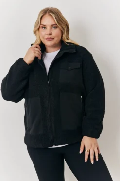 Borg Jacket With Pocket Detail|In the Style New