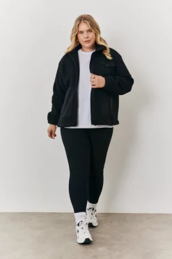 Borg Jacket With Pocket Detail|In the Style New